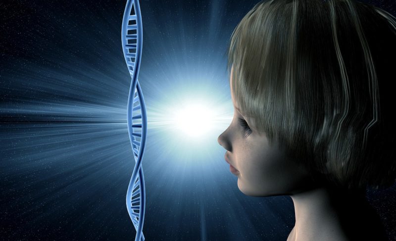 dna, forward, woman